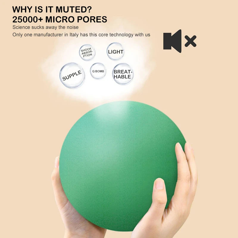 High Quality Outdoor Sport Game Basket Ball Bouncing Mute Ball Silent Basketball Ball for Indoor